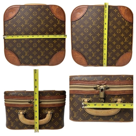 RARE Authentic Vintage Louis Vuitton Monogram Trunk Carry On Travel Suitcase Bag - Picture 16 of 16